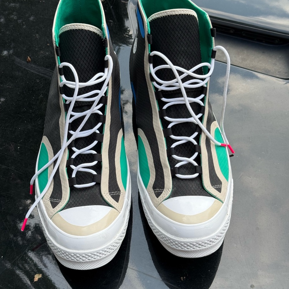 Converse Digital Terrain Chuck 70 Black and Green High-Top Sneakers